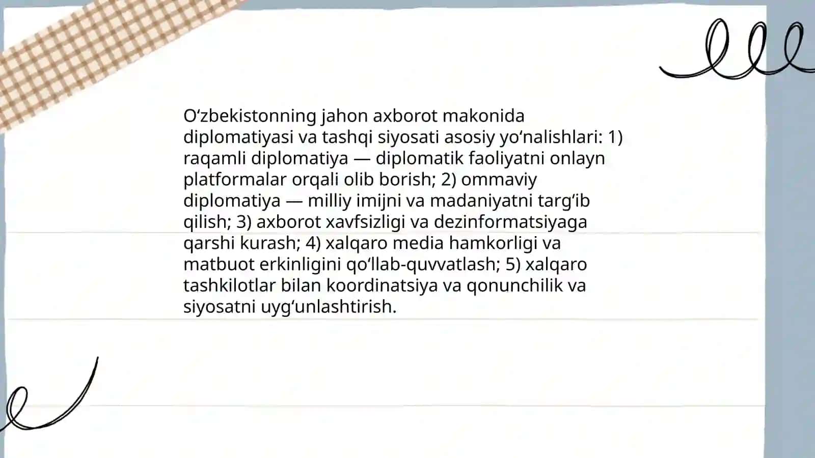 Oʻzbekiston jahon axborot makonidagi roli 3