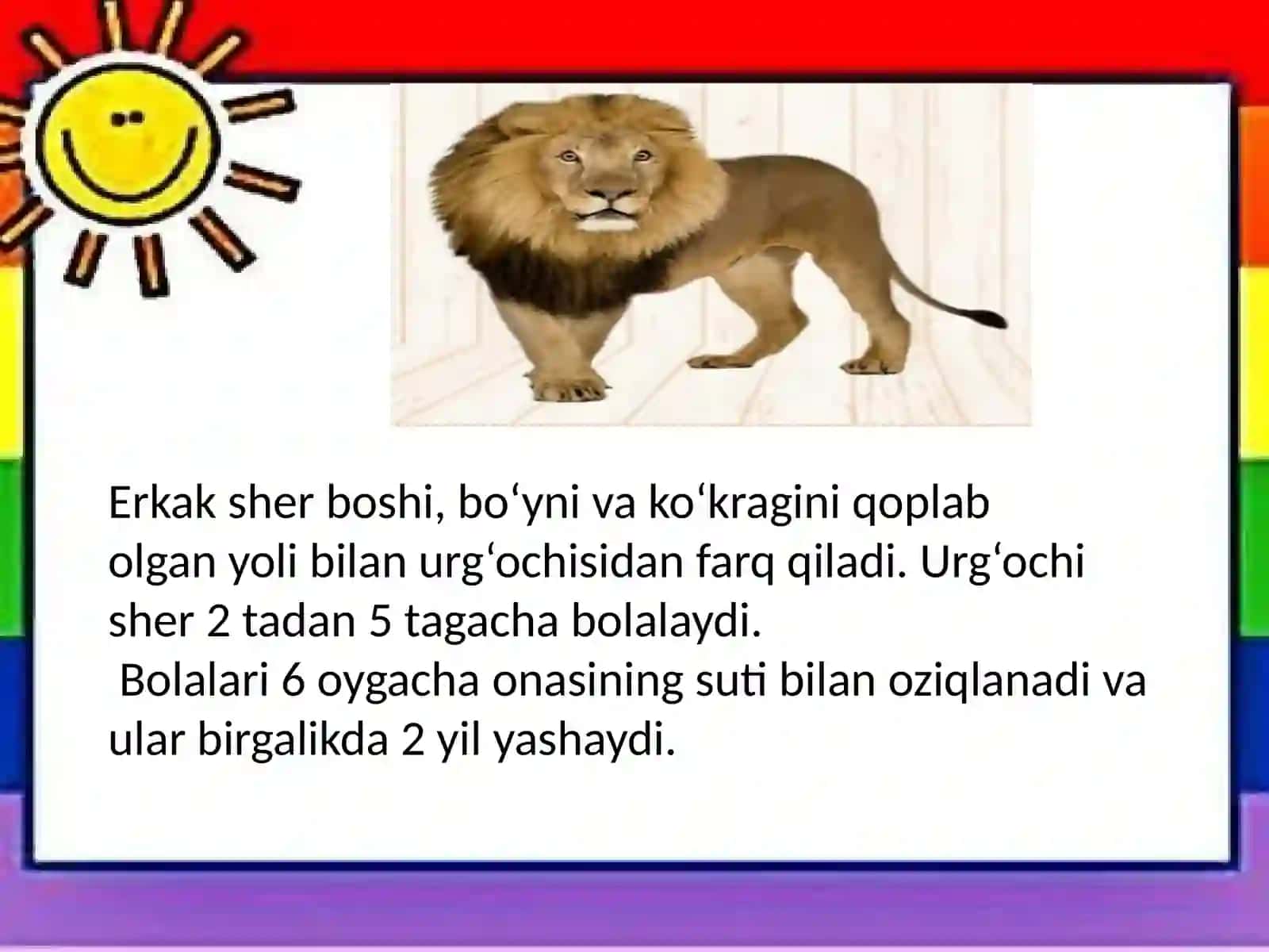 HAYVONOT OLAMI VA UNING XILMA-XILLIGI 3