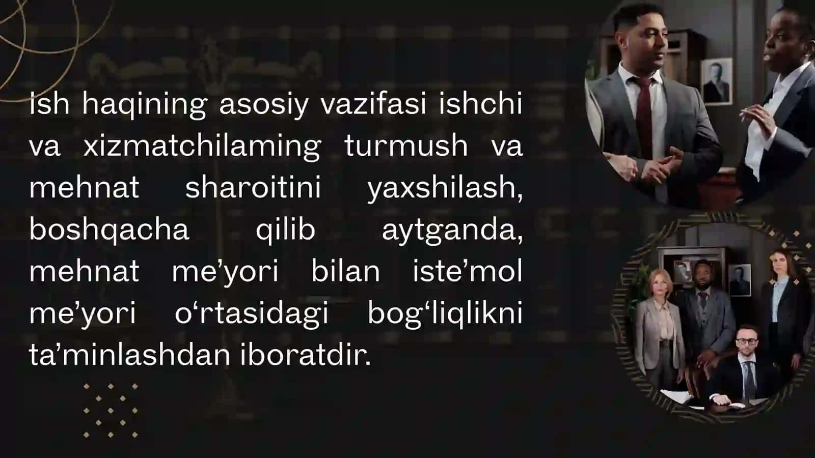 Ish haqi va mehnat munosabatlari 3