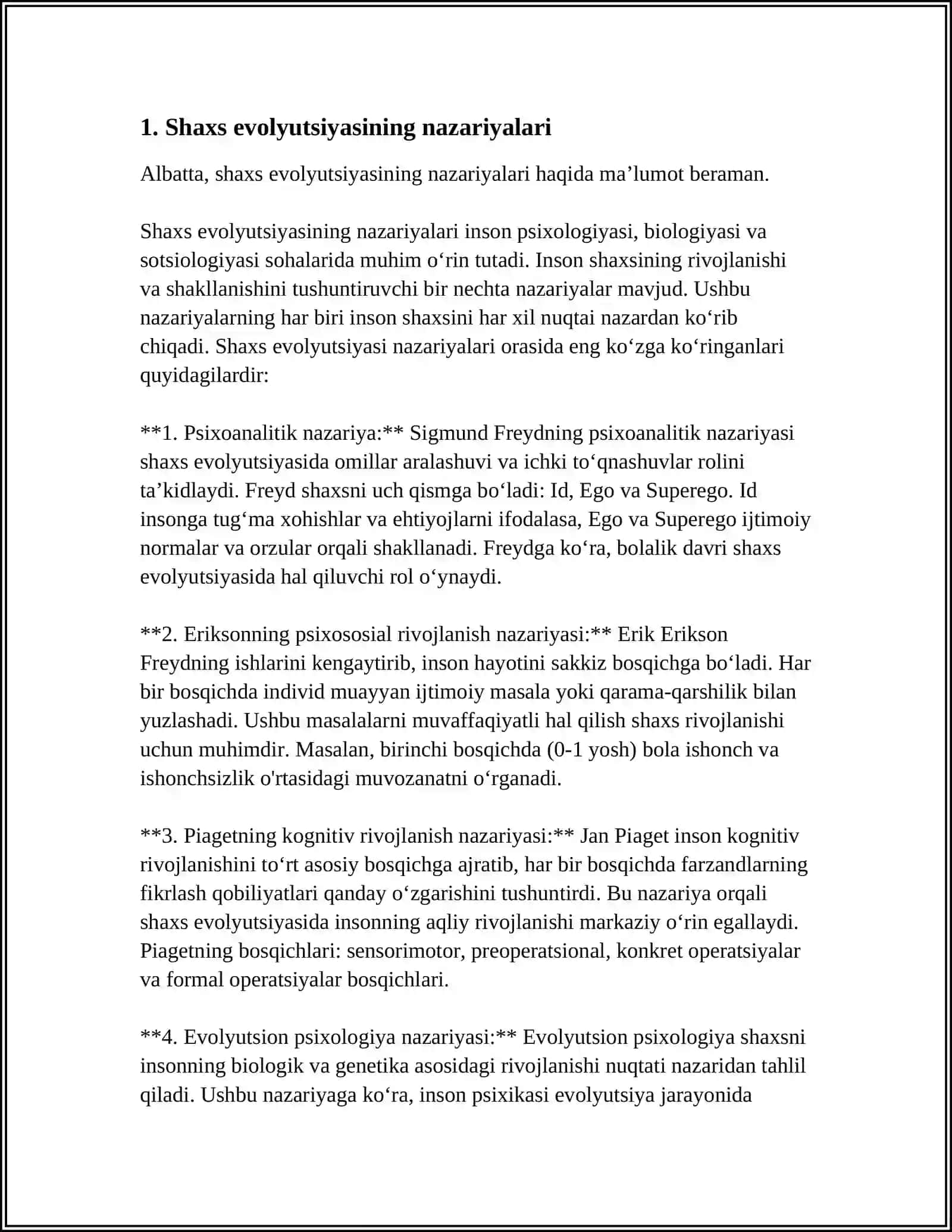 SHAXS EVALYUTSIYASINING RIVOJLANISHI 3