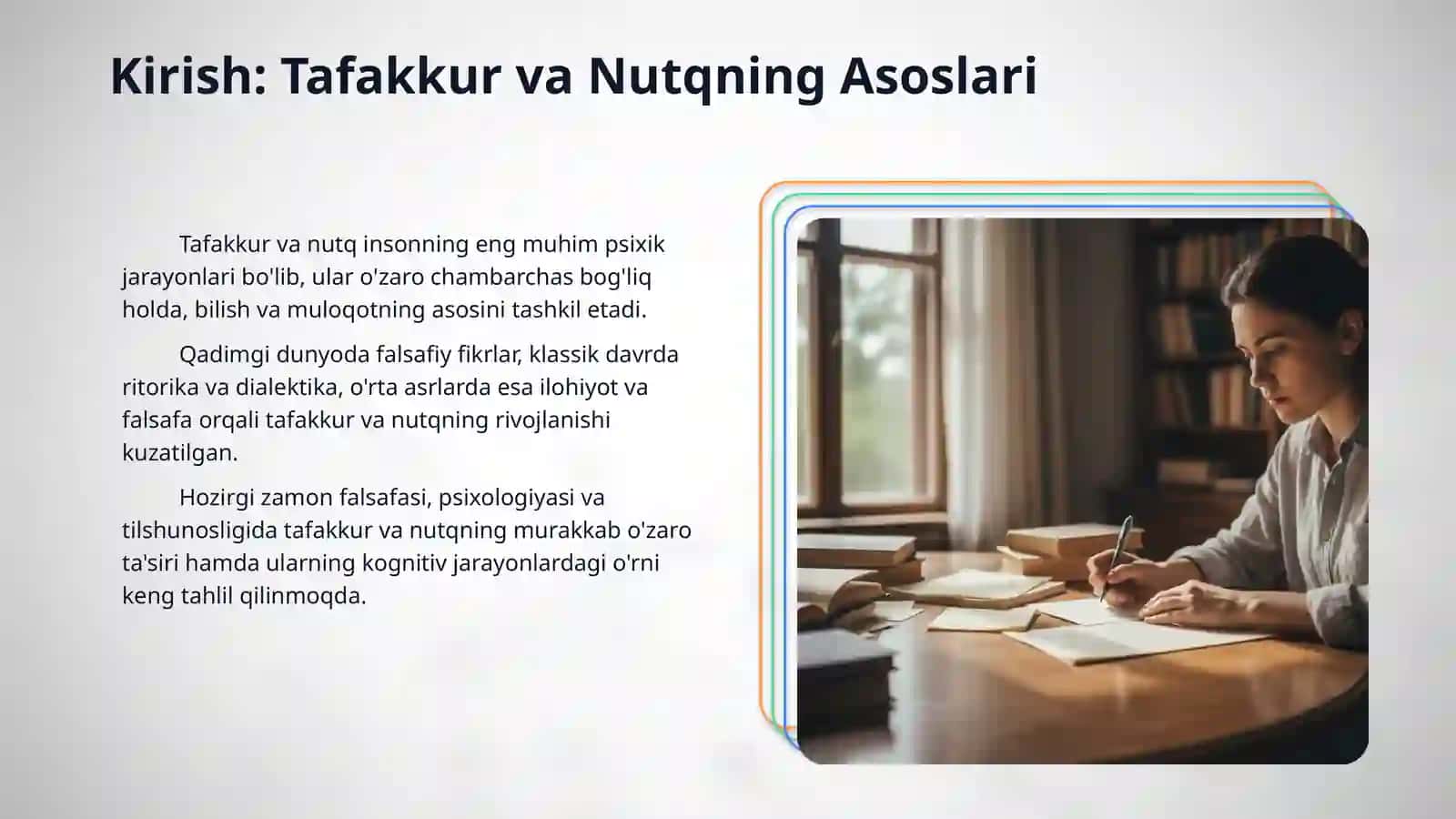 Mavzu:Tafakkur va Nutq 3