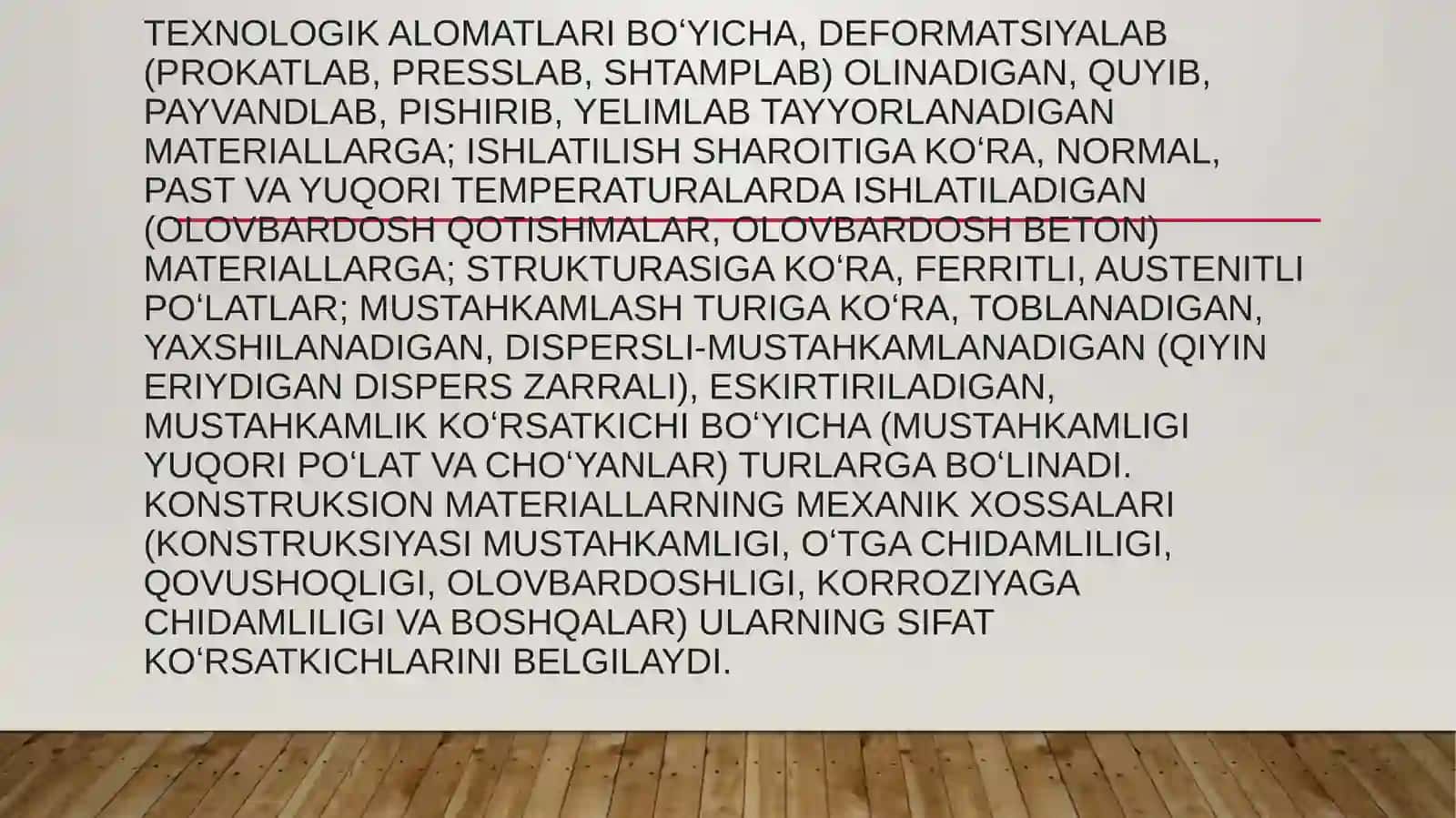 KONSTRUKSION MATERIALLAR TURLARI 3