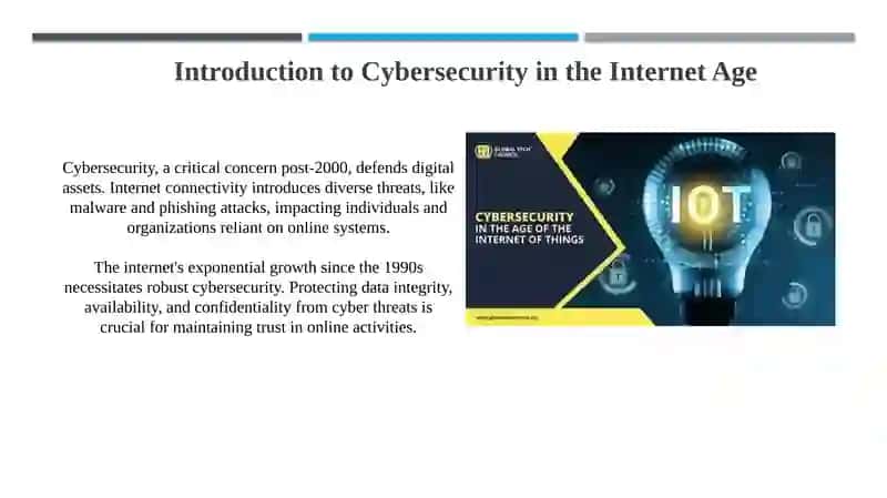 Cybersecurity in the age of the internet 3