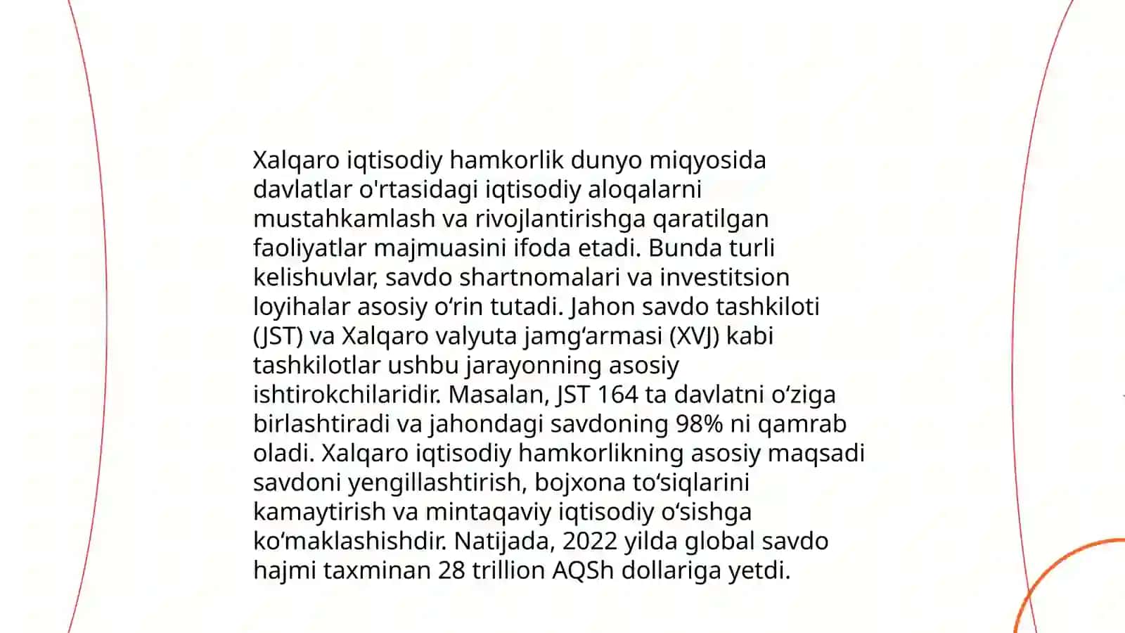 O'zbekiston Xalqaro integratsiyasi 3