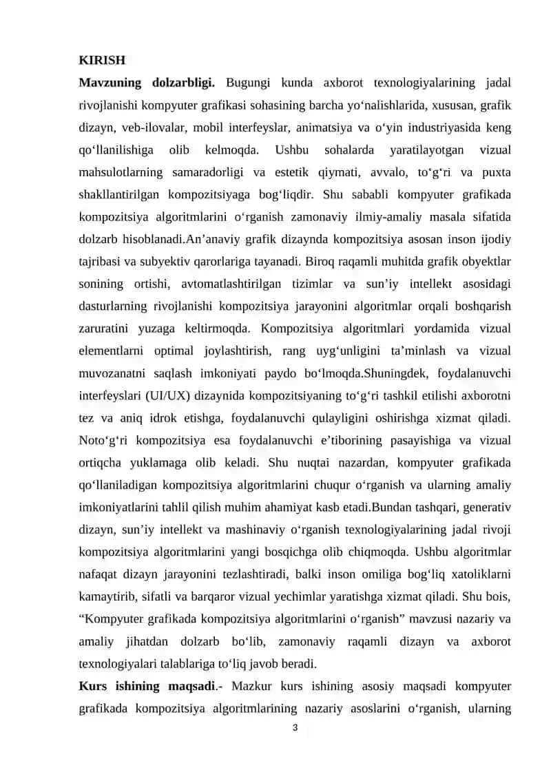 Kompyuter grafikada kompozitsiya algoritmalarini qo‘llash 3