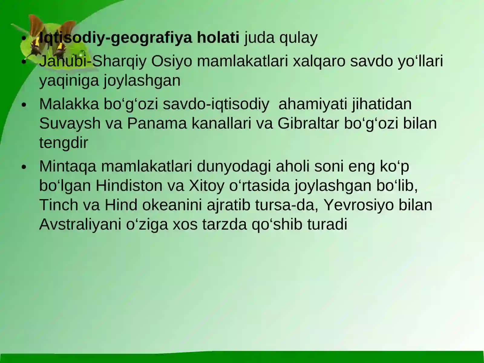 OSIYONING YANGI INDUSTRIAL MAMLAKATLARI 3