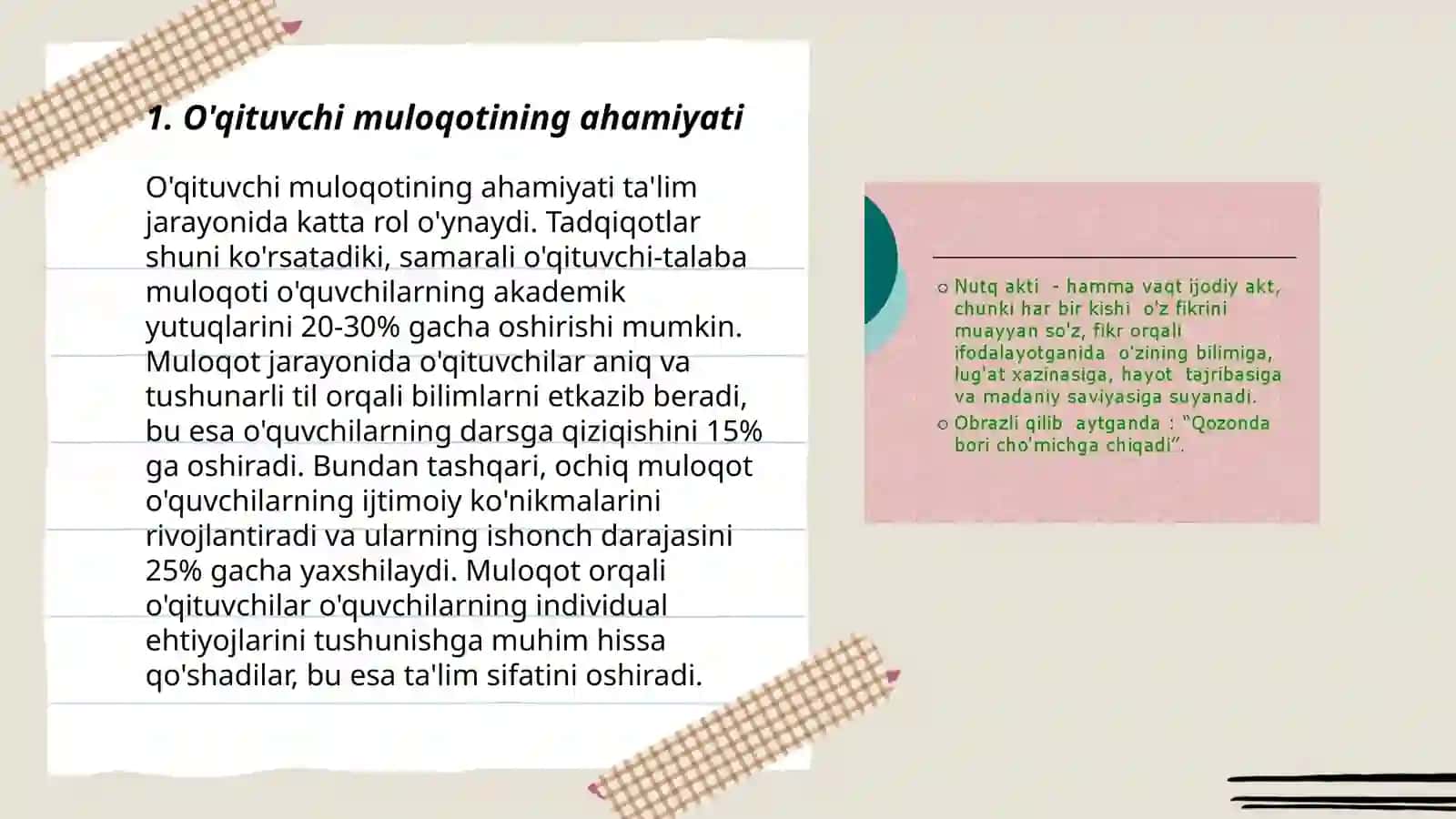 O'qituvchi muloqotida nutqning mohiyati 3
