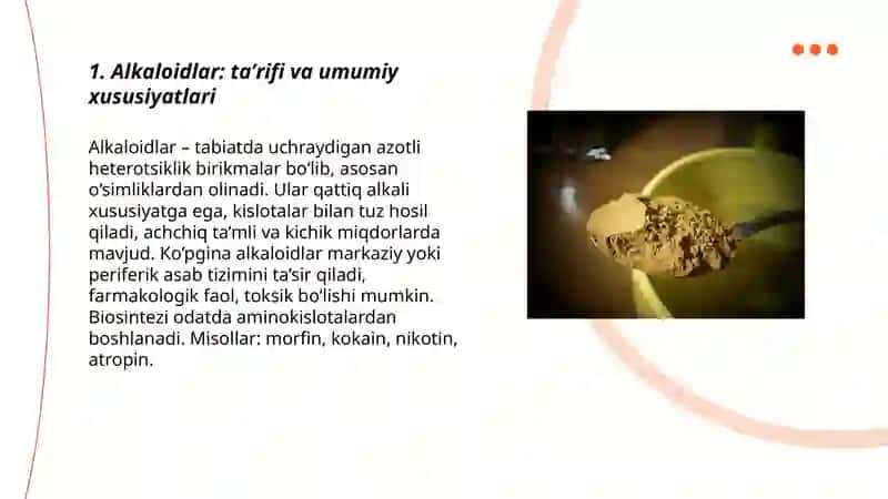 Alkaloidlar 3
