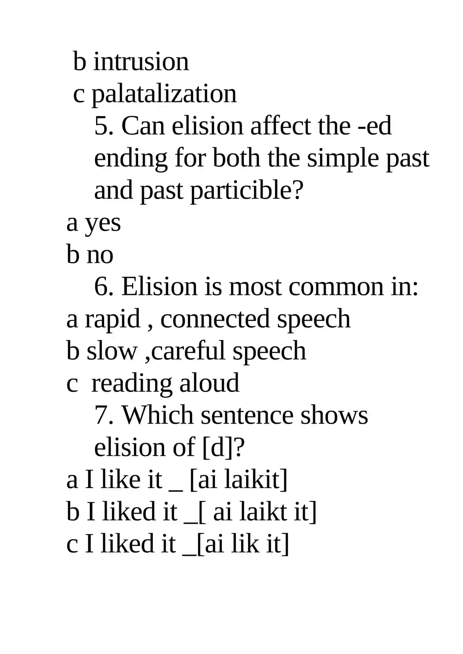 Lecture 8. The Aspects of Connected Speech 3