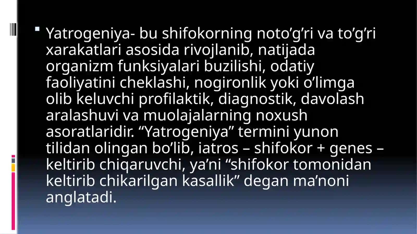 HOZIRGI ZAMON TIBBIYOTIDA YATROGENIYA MUAMMOLARI 3