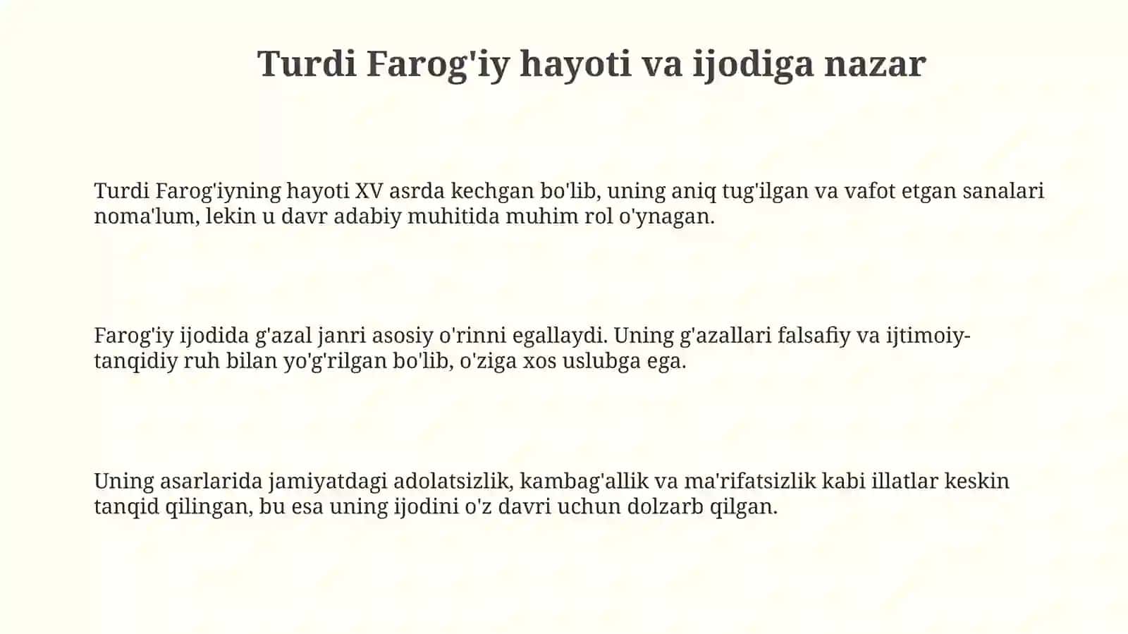 Turdi Farogʻiy ijodida ijtimoiygʻazallartahlili 3