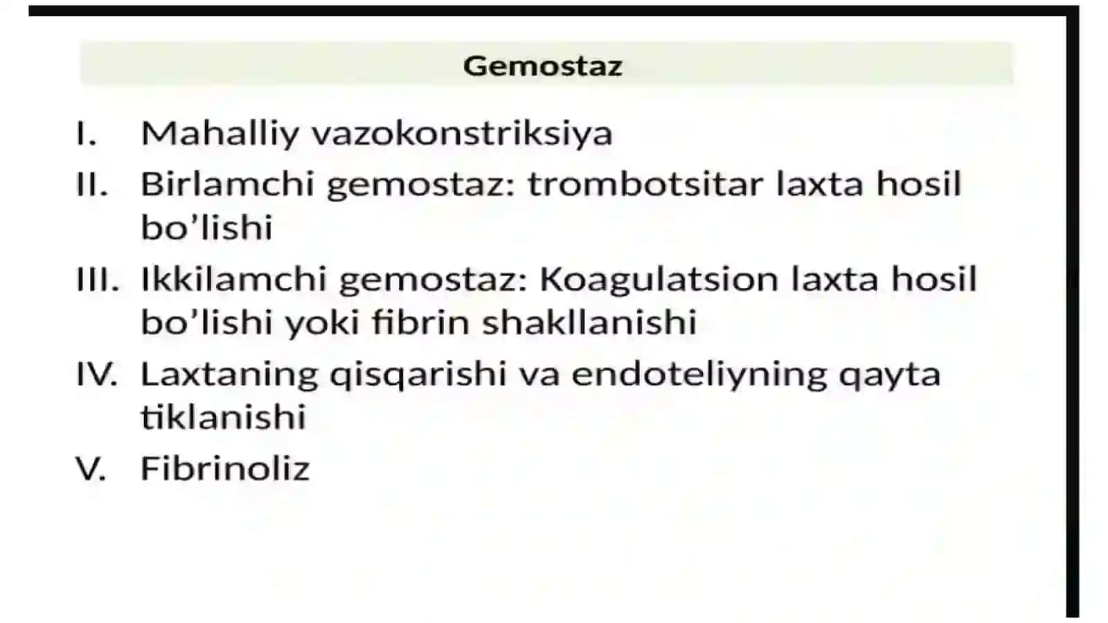 Gemostaz mexanizmlari va uning patologiyasi 3