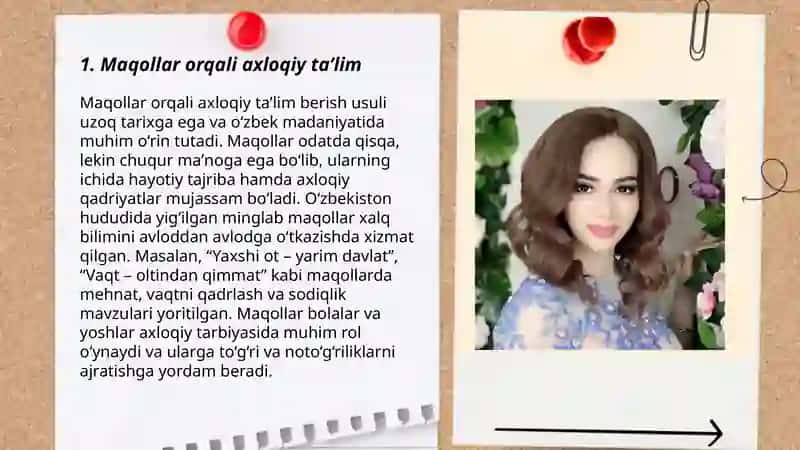 Maqollarning tarbiyaviy ahamiyati 3