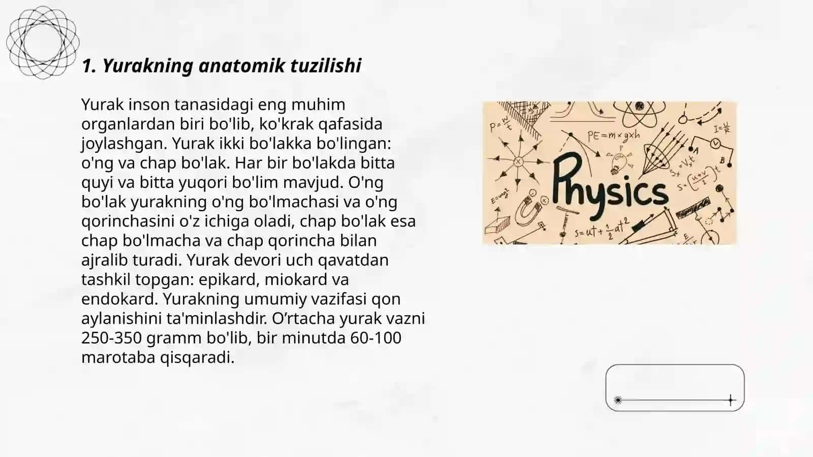 Yurak faoliyati fizikasi 3