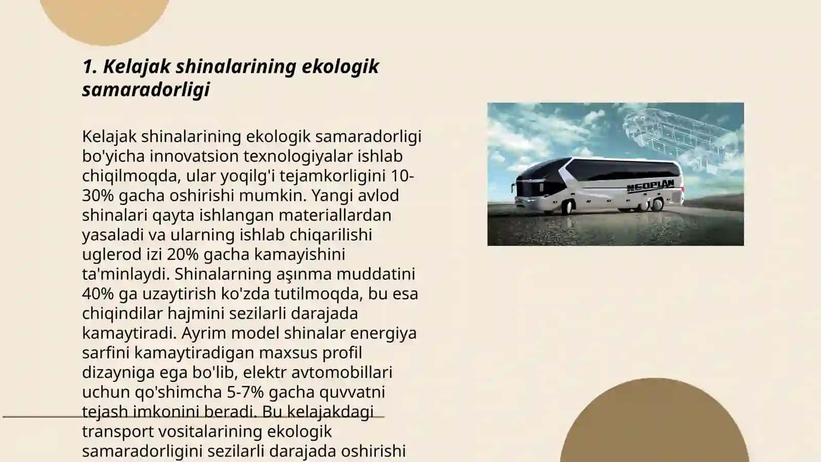 Kelajak shinalarining ekologik samaradorligi 3