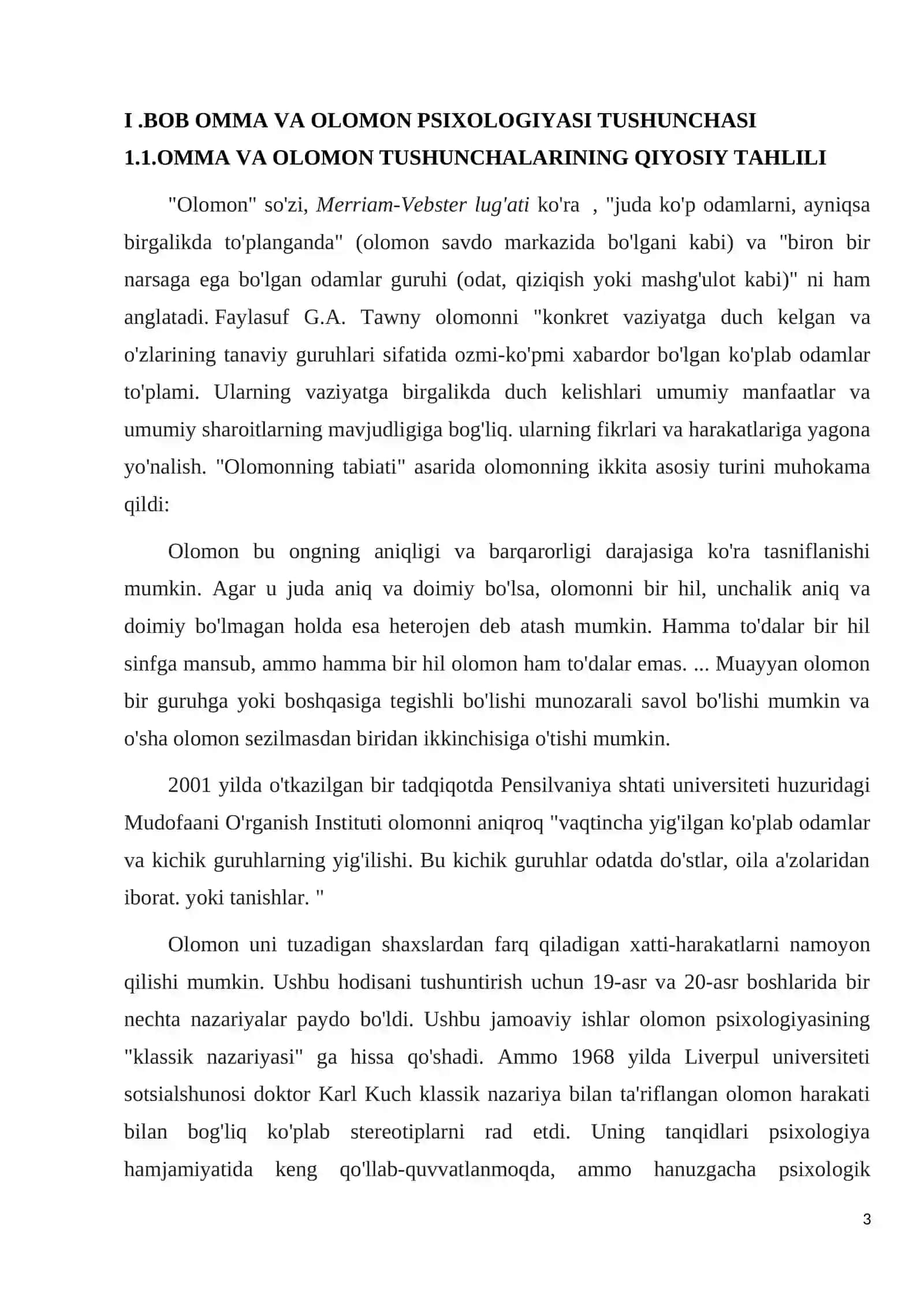 OMMA VA OLOMON PSIXOLOGIYASI 3