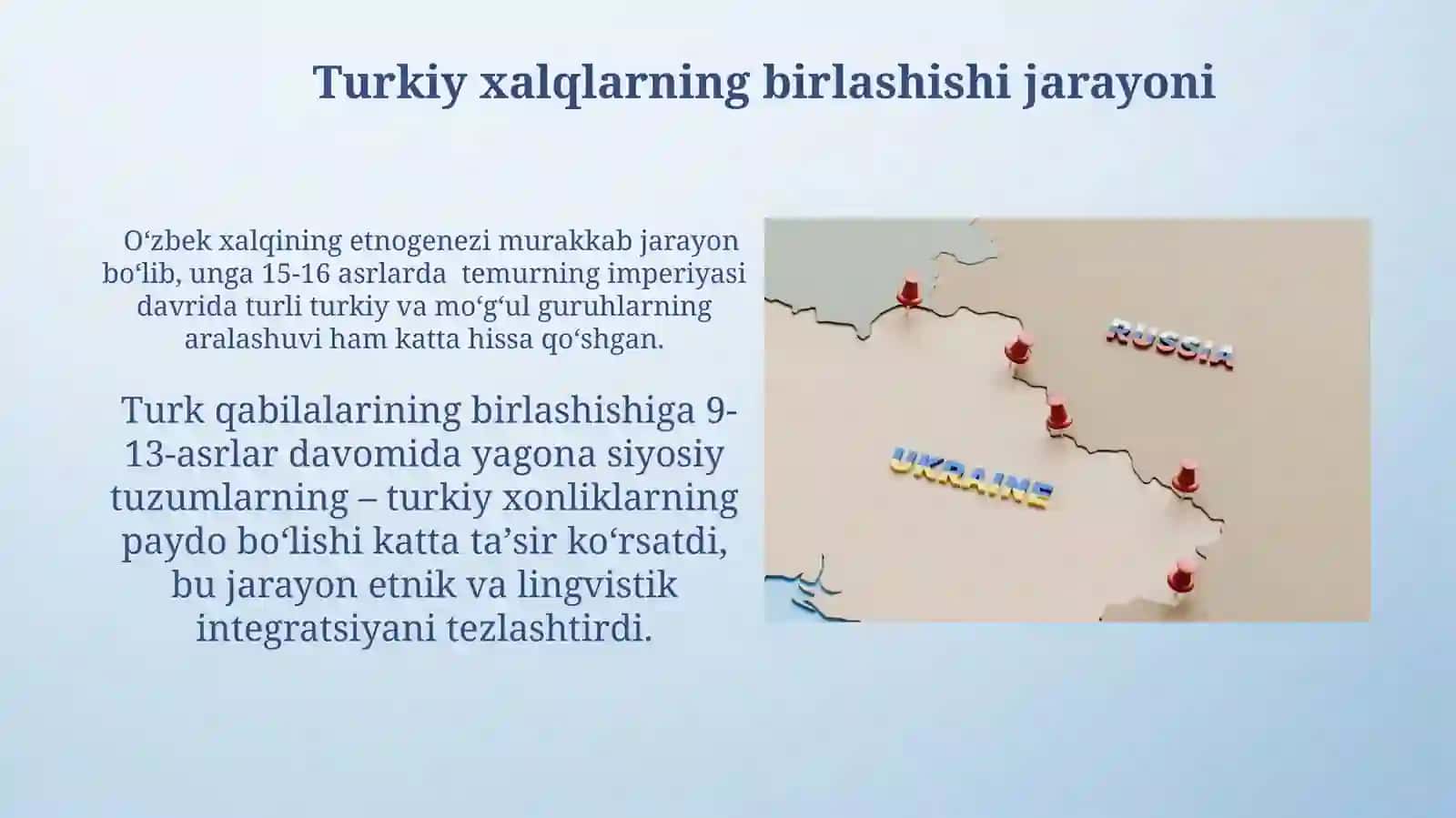 O'zbek xalqining shakllanishi masalasi 3