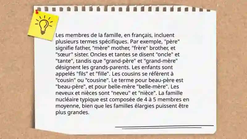 Les membres de la famille 3