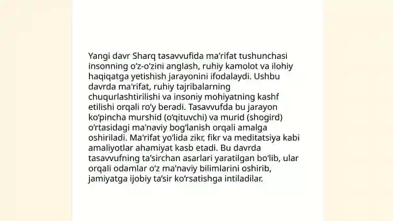 Yangi davr Sharq tasavvufi 3