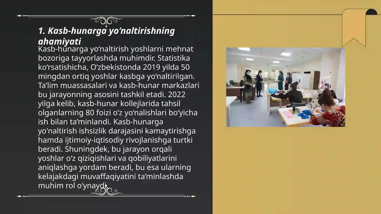 O‘quv muassasasi rahbari va o’rinbosarlarining kasb hunarga yo‘naltirish ishini tashkil etishi 3