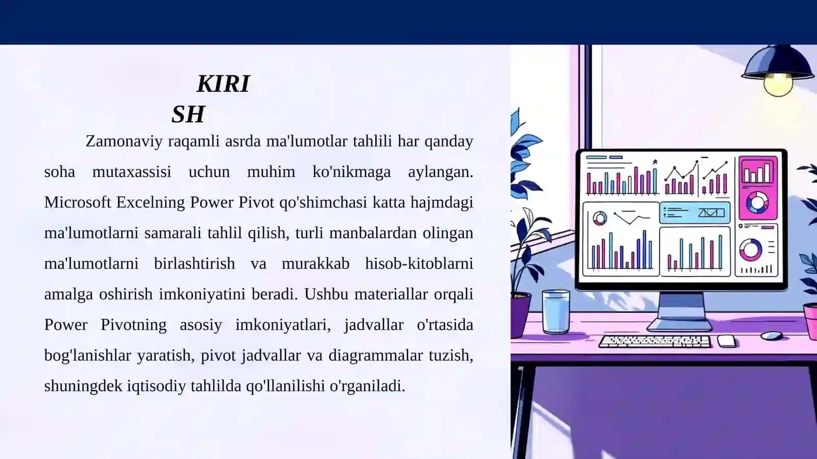 Ma’lumotlarni tahlil qilish uchun Excel Power Pivot 3