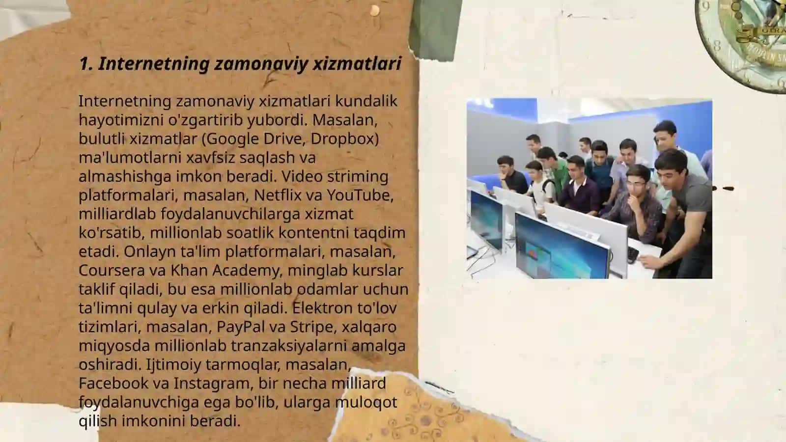 Internetning zamonaviy xizmatlari 3