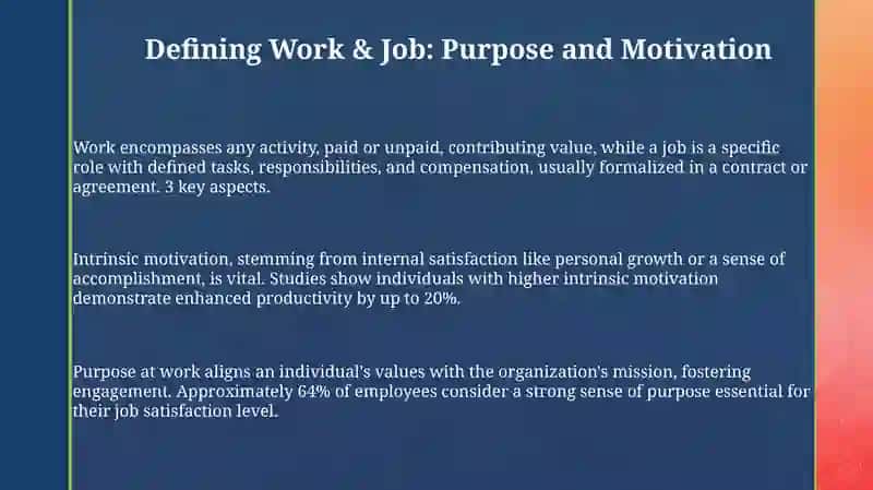 Job and Work 3