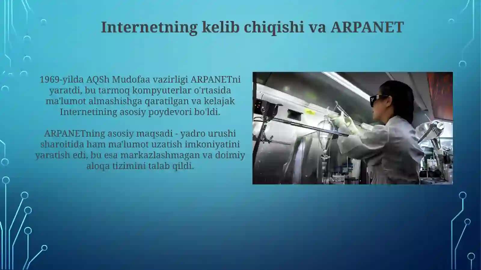 Internetning yaratilishi, rivojlanish bosqichlari tarixi va hozirgi kunda ahamiyati 3