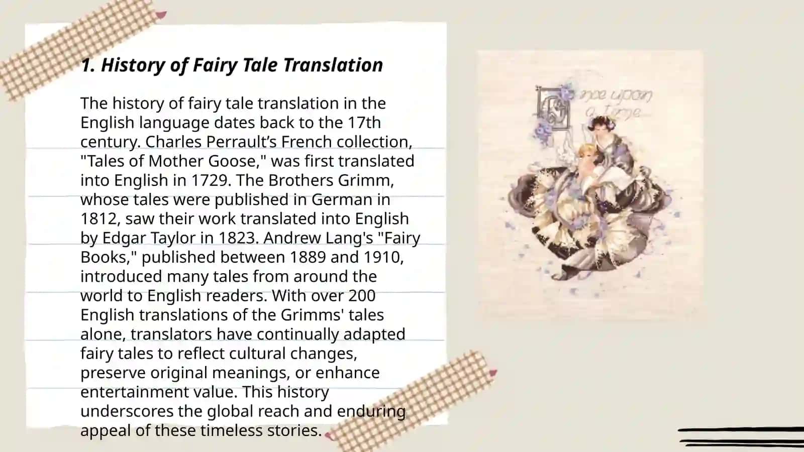 Translation of Fairy Tales 3