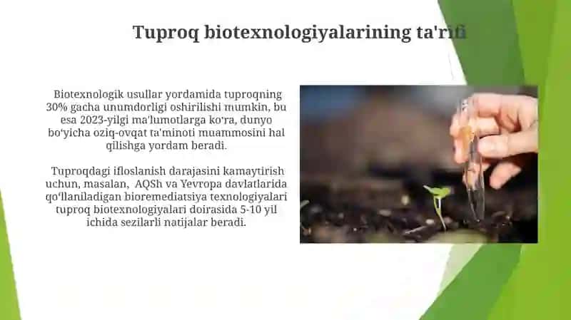 Tuproq Biotexnologiyasi 3