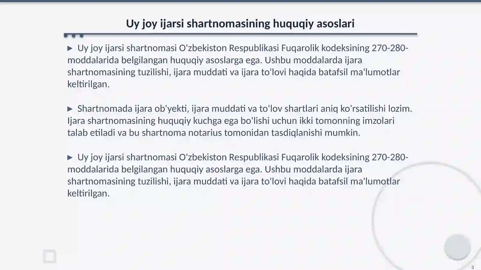 Uy joy ijarsi shartnomasi 3