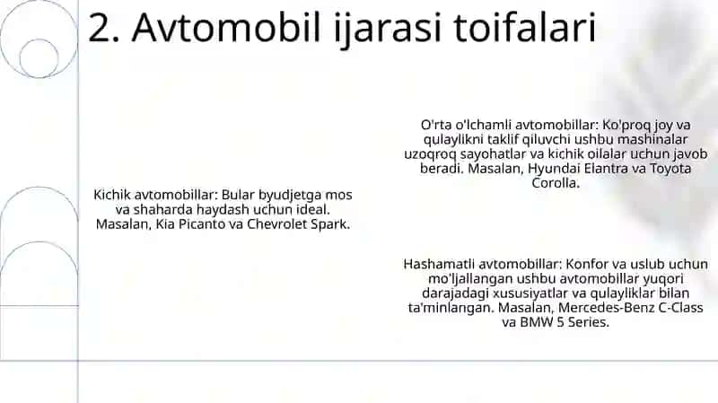 Avto Kiranlar Va Ularning Turlari 3