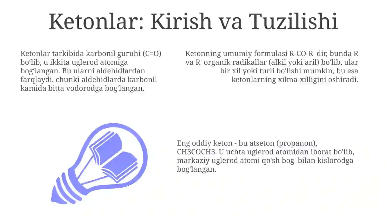 Ketonlar.Olinishivaxossalari 3