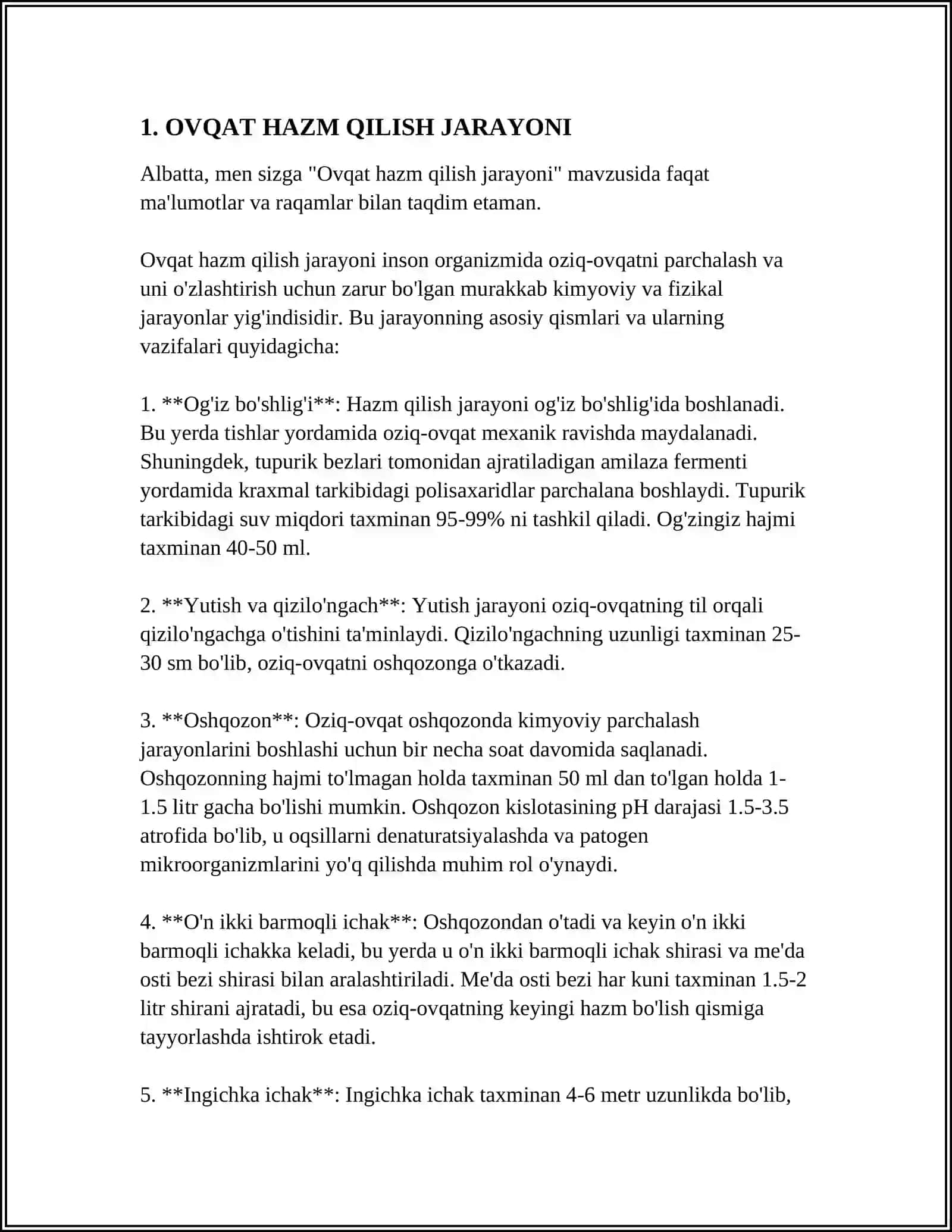 OVQAT HAZM QILISH KIMYOSI 3