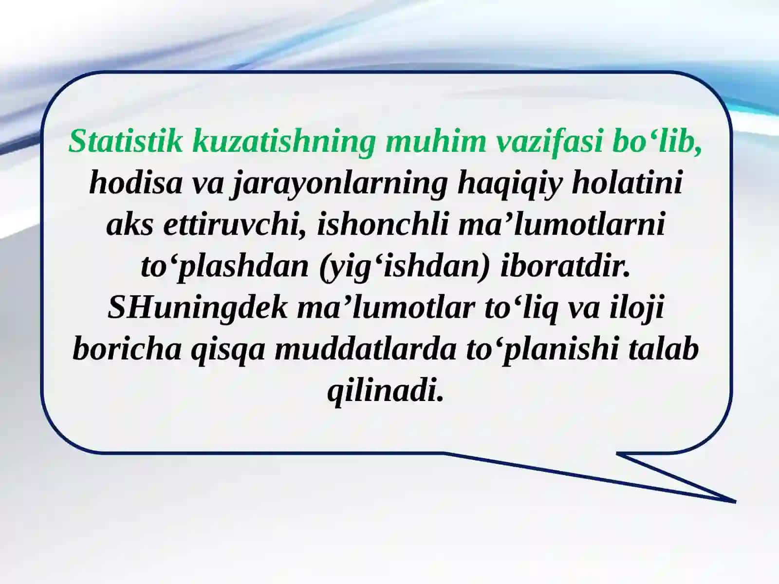 STATISTIK KUZATISH 3