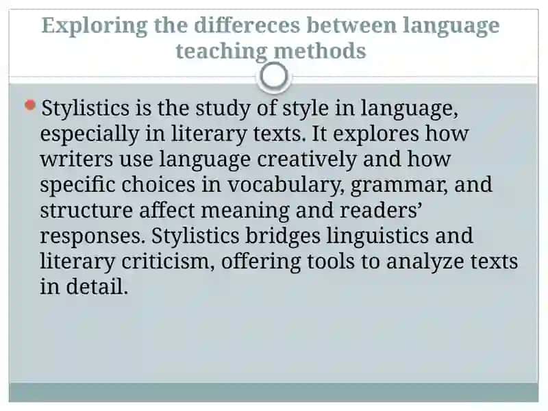 Introduction to stylistics. Fundamentals of stylistics 3