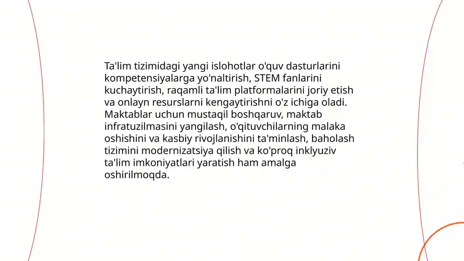 Ta'lim tizimidagi yangi islohotlar 3