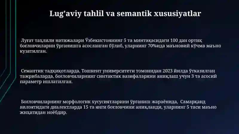 Lug'aviy tahlil va semantik xususiyatlar 3