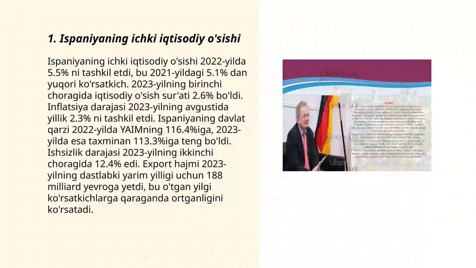 Ispaniya iqtisodiyoti 3