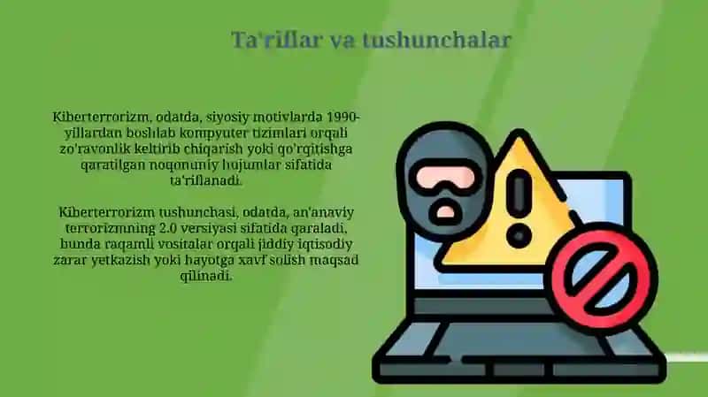 Kiberterrorizm: Ta'rif, Turlari va Motivatsiyalari 3