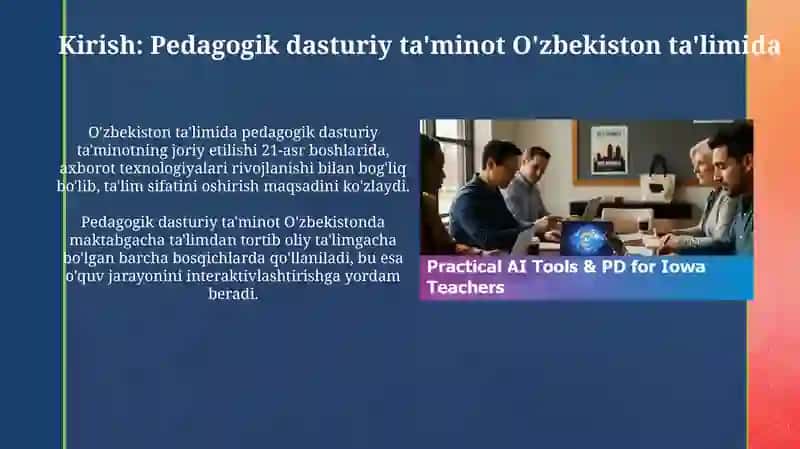 Pedagogik Dasturiy Ta'minot 3