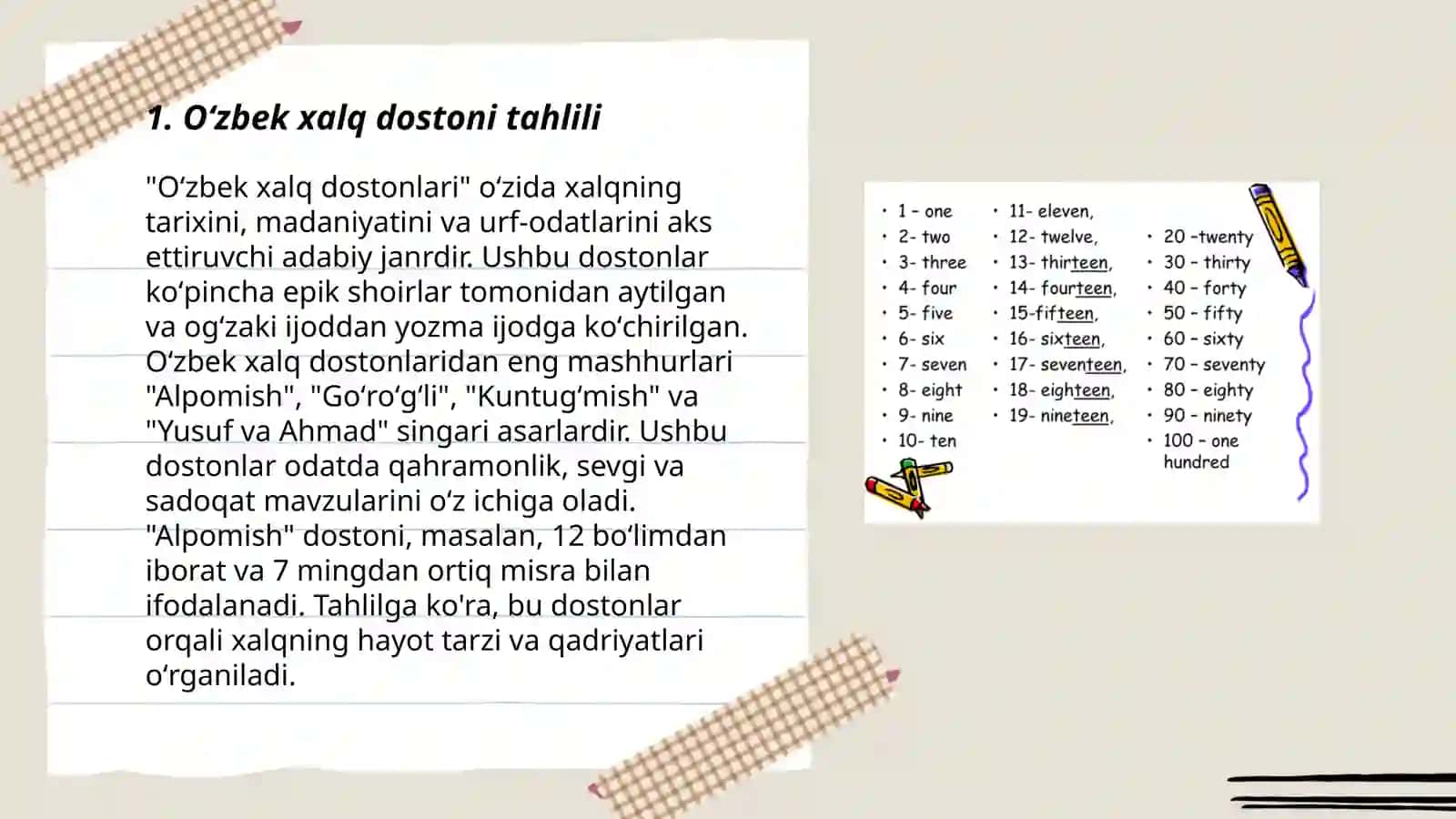 Bugungi oʻzbek folklorshunosligining rivoji 3