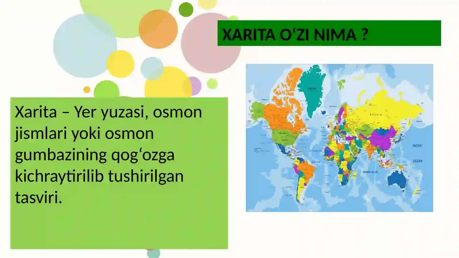 DUNYO XARITASI TARIXI 3