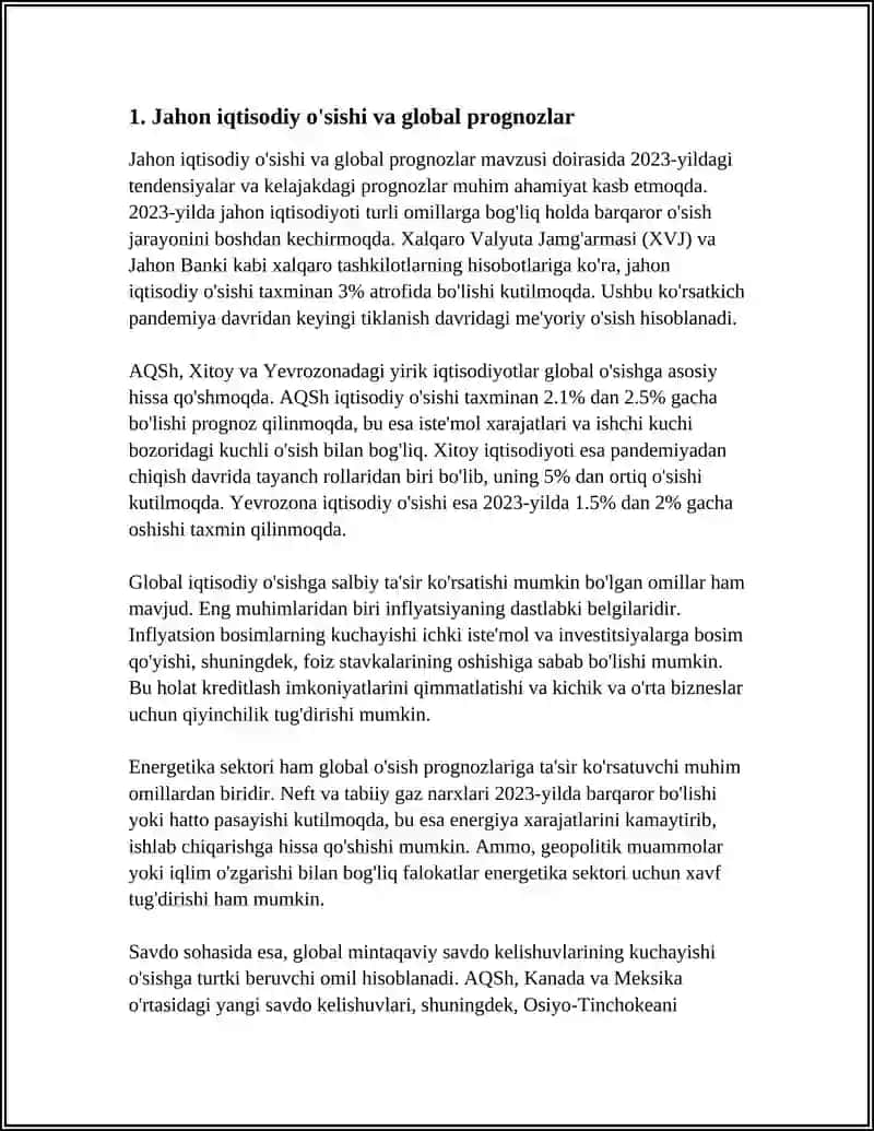 Jahon iqtisodiyoti 3
