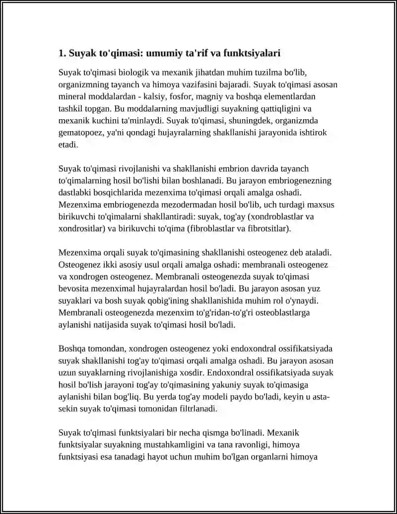 SUYAK TO'QIMASI 3