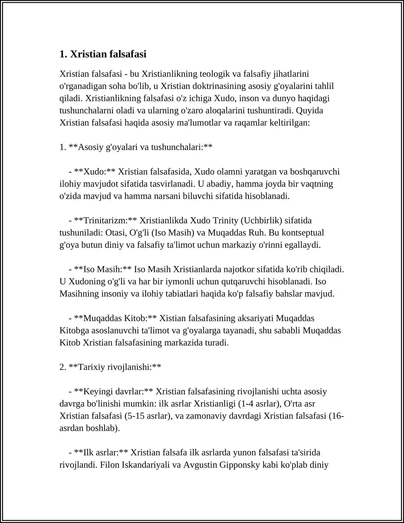 GʻARB OʻRTA ASR FALSAFASI (1-15 ) ASLAR 3