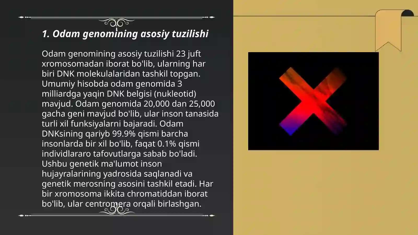 Odamlar genomining tuzilishi 3