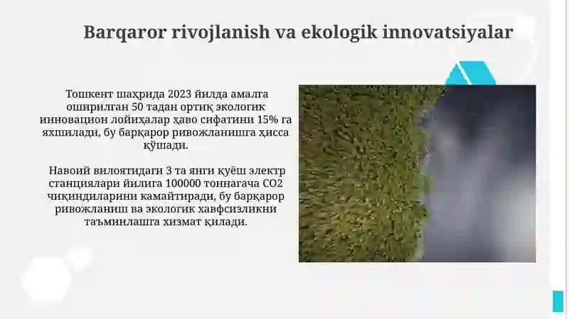 Antropogen omillarning biosferaga ta'sirini kamaytirish 3