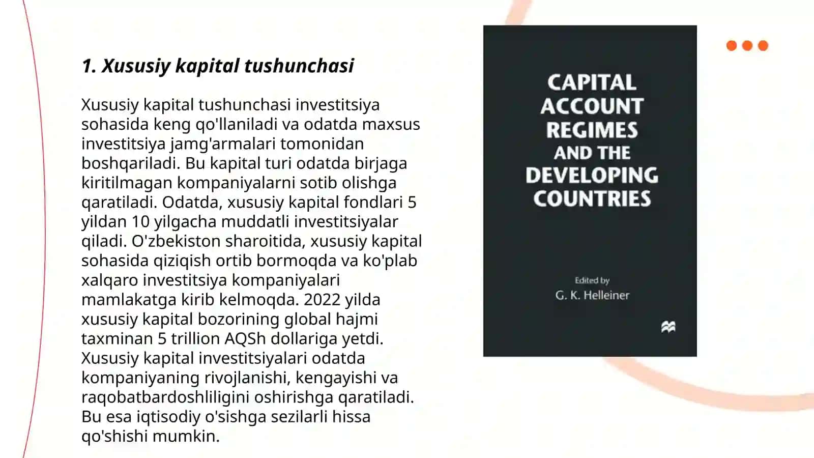 Xususiy kapital hisobi 3