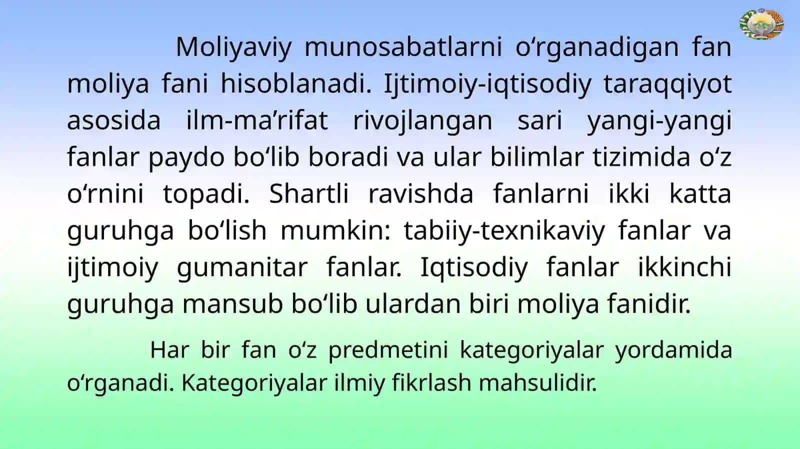 Moliyavasoliqlar fani 3